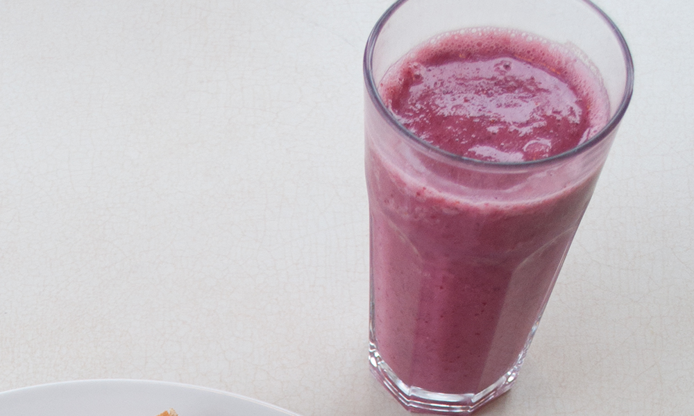 pink smoothie