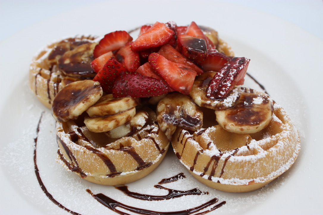 Chocolate Monkey Waffles