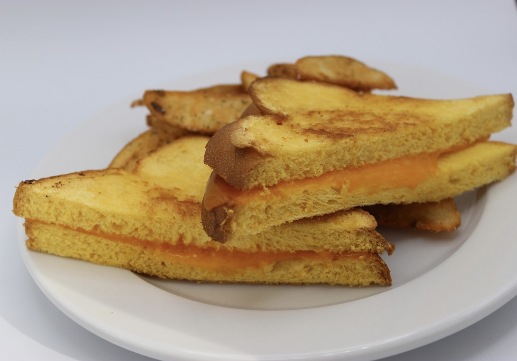 Grilled Cheese with boom frites